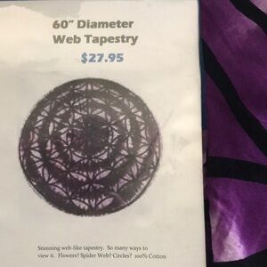Web Like Circular Tapestry